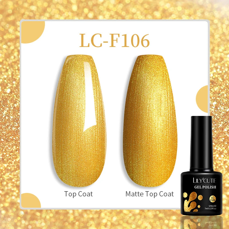 LILYCUTE 129-Color Gel Nail Polish 7ml