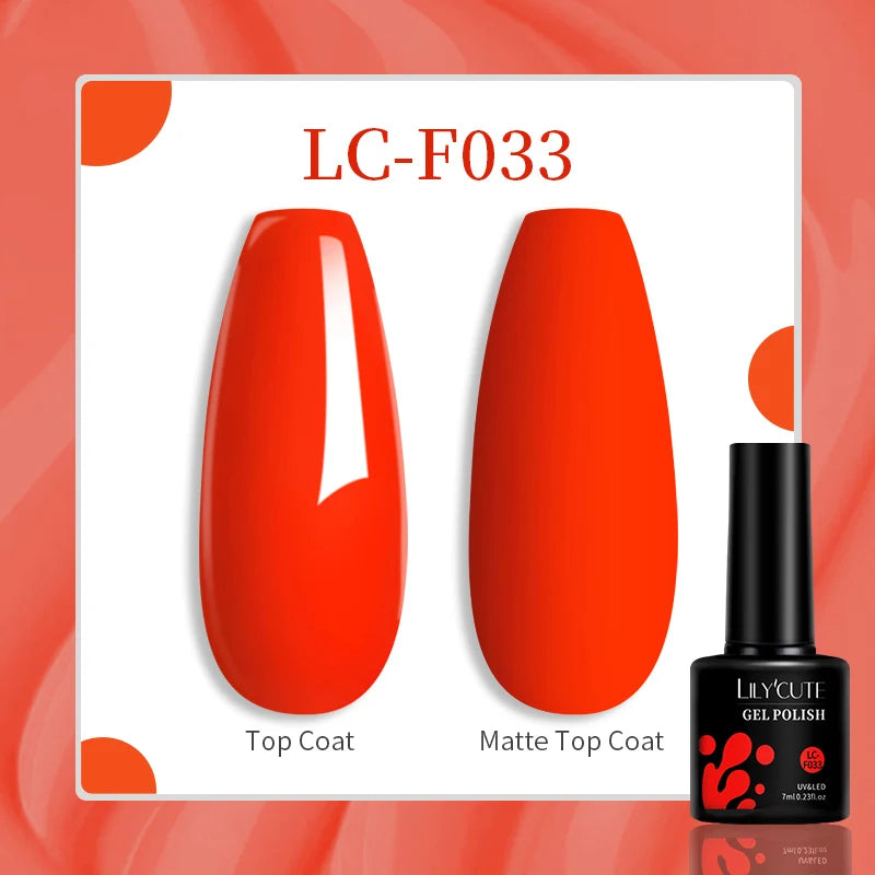 LILYCUTE 129-Color Gel Nail Polish 7ml