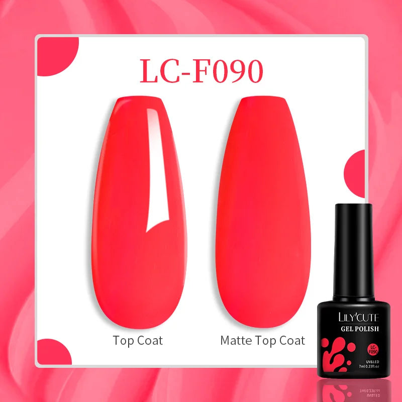 LILYCUTE 129-Color Gel Nail Polish 7ml