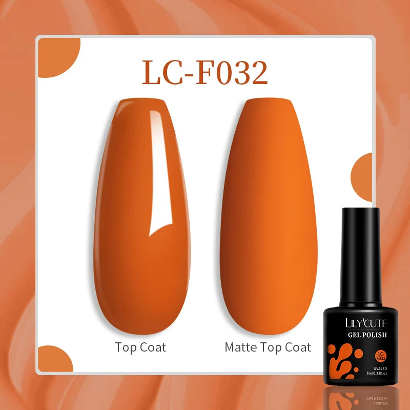 LILYCUTE 129-Color Gel Nail Polish 7ml