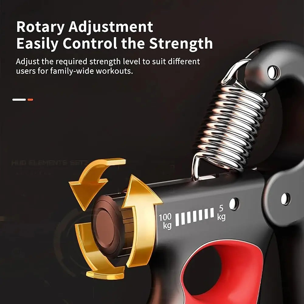 Hand Grips Strengthener, Grip Strengthener with Counter, Forearm Exerciser, Grip Strength Trainer,Adjustable Hand Gripper