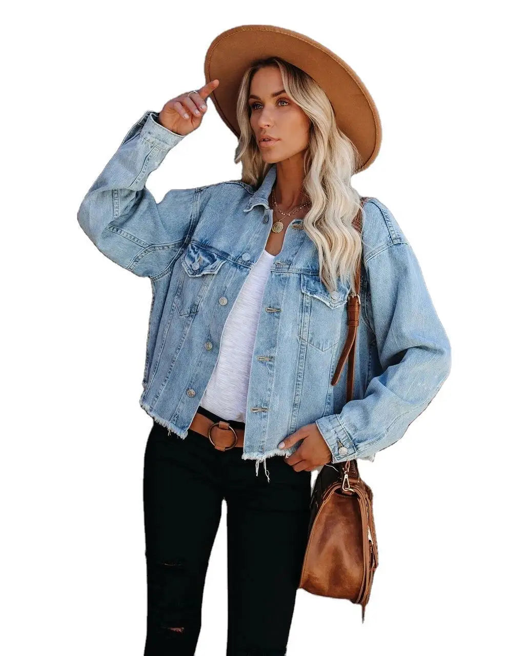 Autumn Women  Denim Jackets 2025 Vintage Casual Short Jean Jacket Long Sleeve Winter Female Coat Streetwear Large size Jackets