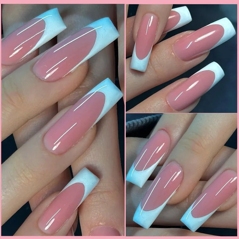 LILYCUTE 15ML Quick Extension Gel Nail Polish Milky White Clear Pink Color French Manicure Finger Prolong Nail Hard Gel Varnish