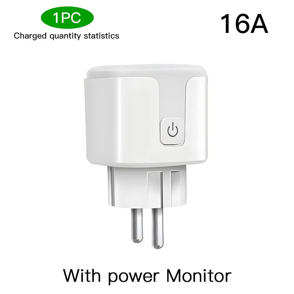 Smart WiFi Plug – 16A/20A, Energy Monitor, Alexa & Google Home