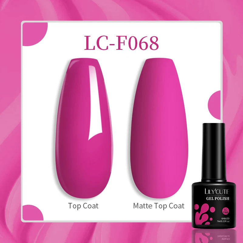 LILYCUTE 129-Color Gel Nail Polish 7ml