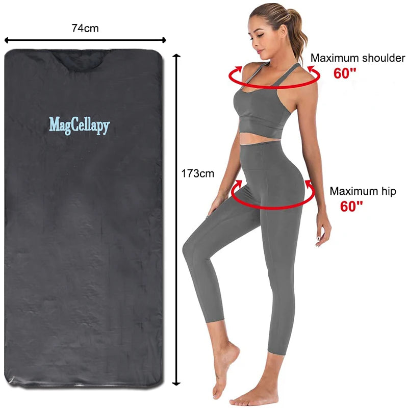 Acid Relieving Blanket Massage Steam Bag Portable Personal Detoxification Relaxation Sauna Heat Massage Promote BloodCirculation