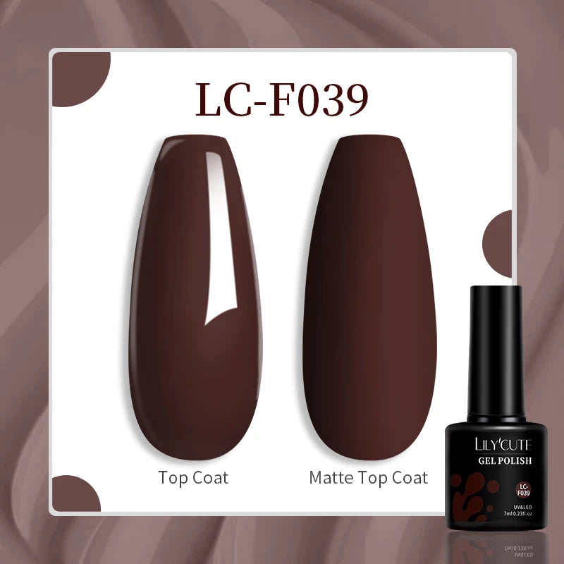 LILYCUTE 129-Color Gel Nail Polish 7ml