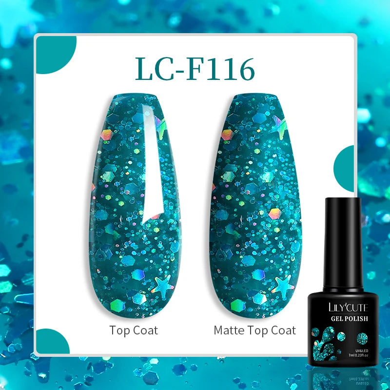LILYCUTE 129-Color Gel Nail Polish 7ml