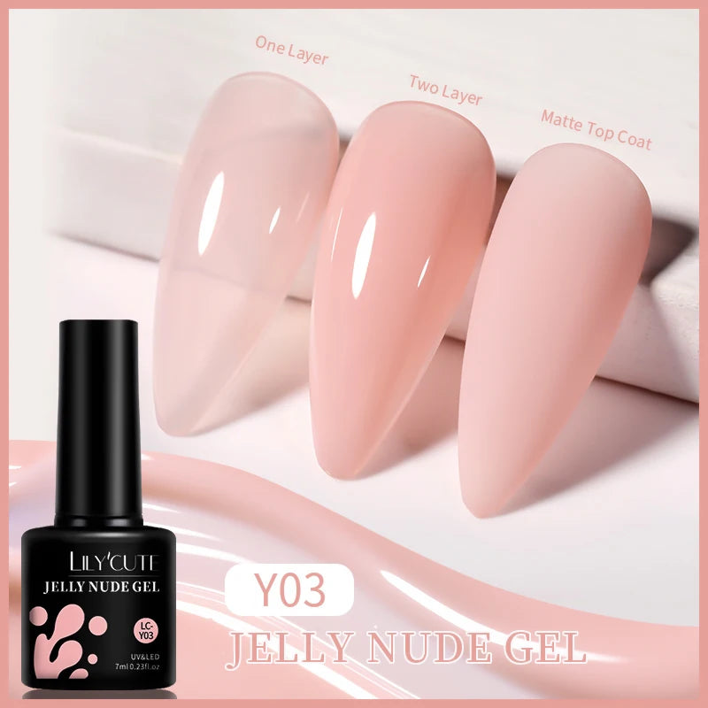 LILYCUTE 129-Color Gel Nail Polish 7ml
