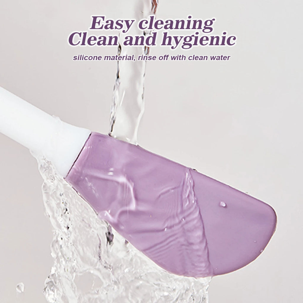 Silicone Facial Cleansing & Mask Brush 2 In1 Facial Skin Care Scrub Exfoliator Scrub Pore Blackhead Deep Cleaning Tools