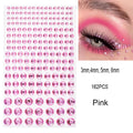 3D Rhinestone Face Tattoo Stickers For Festival Glitter Makeup Jewelry Sticker On Face Crystals Gems Jewels Diamonds Decoration