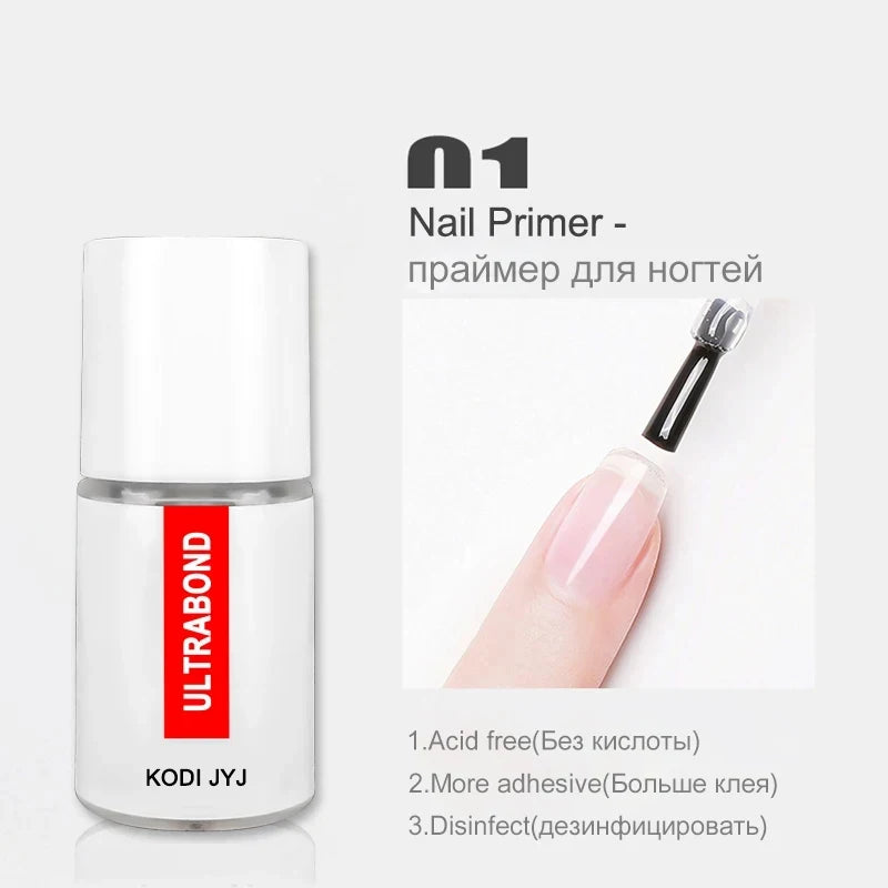 KODI JYJ Acid-Free Base & Top Coat for Gel Nails