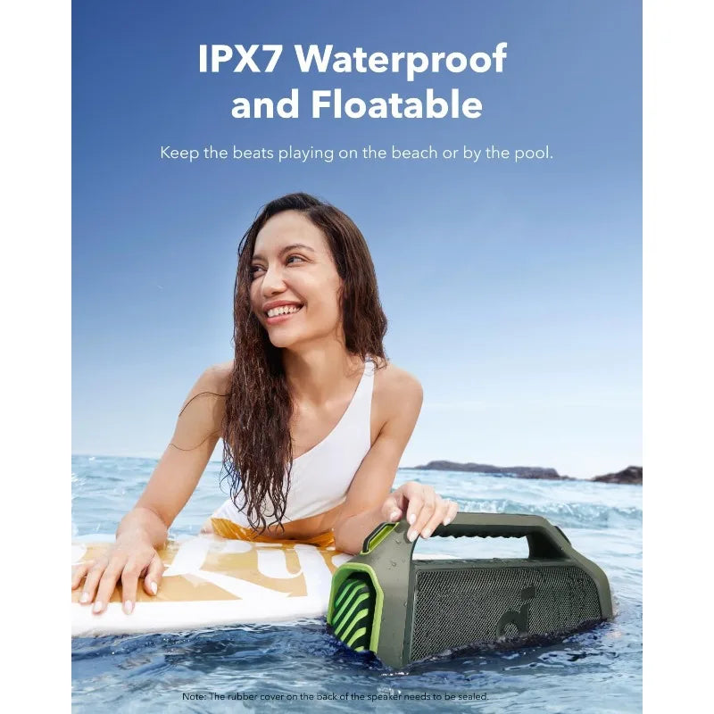 2025 hot sale Boom 2 Plus By Anker, Outdoor Speaker, 140W, 2+2 Channel, BassUp 2.0, 20H Playtime, Fast Charge, IPX7 Waterproof,