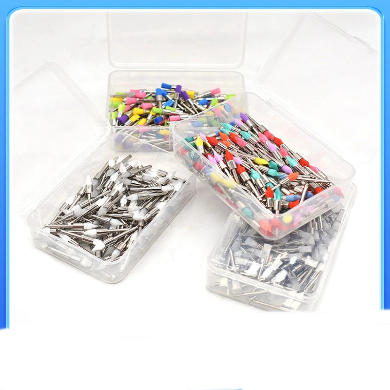 100pcs/box Disposable Dental Polisher Nylon Bristle Care Head Brush Whitening Prophy Bruses Dentist Tools