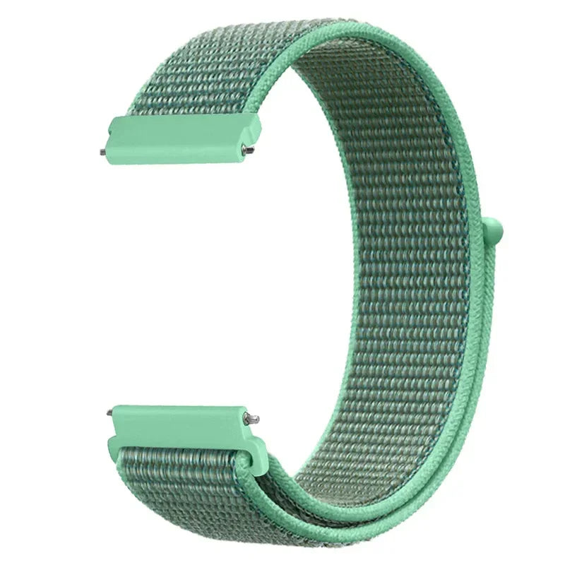 20mm 22mm Nylon Loop Strap For Garmin Forerunner 55 165 265 965 255 Active 5/Vivomove Trend/Vivoactive 5/Venu 3/2 Bracelet Belt