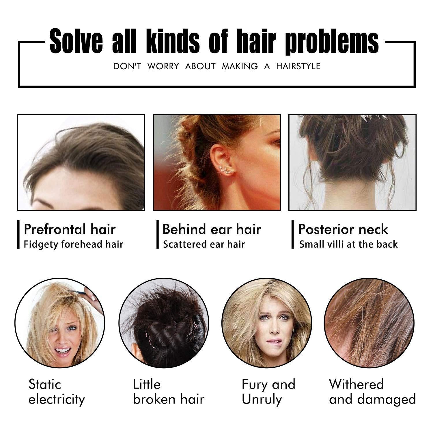 Styling Wax Stick, Flyaways Styling Wax Stick for Hair Edge Control, Hair Styling Stick for Kids' Hair