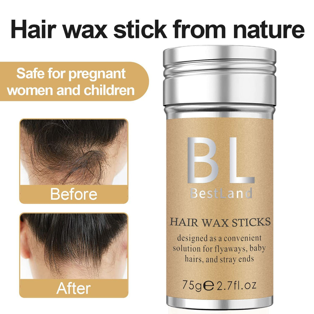 Styling Wax Stick, Flyaways Styling Wax Stick for Hair Edge Control, Hair Styling Stick for Kids' Hair