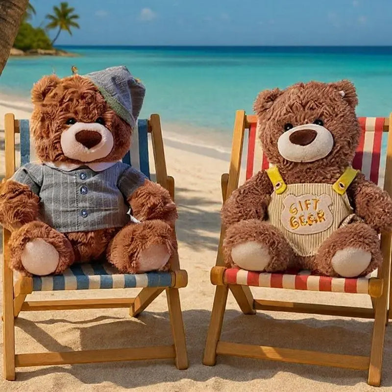 【Holiday Gift】Gifford Bear Series Holiday Tree Sitting Position Plush Doll for Holiday Decor Collection Gift-Giving,Holiday & Holiday Haul Festive Decoration