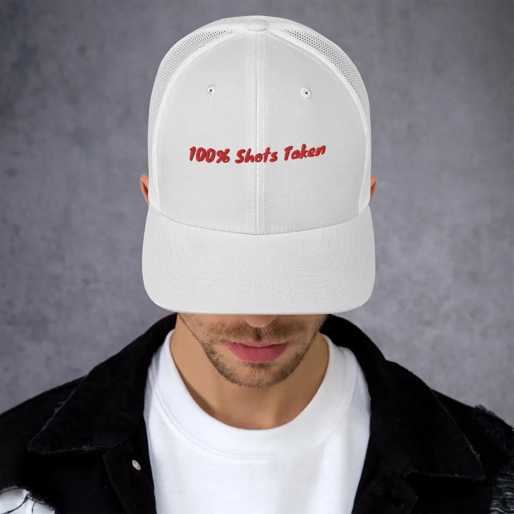 100% Shots Taken Trucker Cap