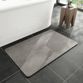 KGKTU Bath Mat Rug-Rubber Non Slip Quick Dry Super Absorbent Thin Bathroom Rugs Fit under Door-Washable Bathroom Floor Mats-Shower Rug for in Front of Bathtub Shower Room Sink