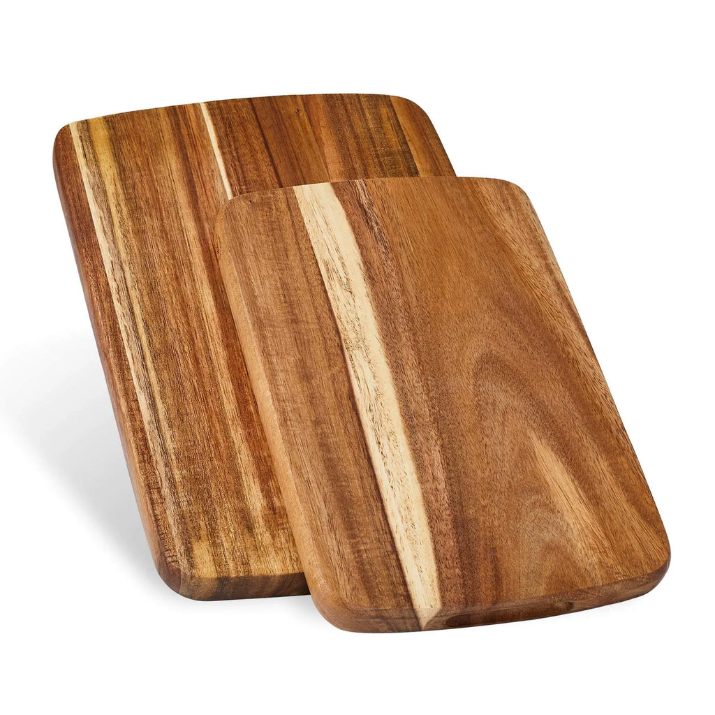 Doheny Duo Wooden Board Platter Small - Serving Board for Cooking & Home Use, Modern Kitchenware, Featuring Wooden Texture