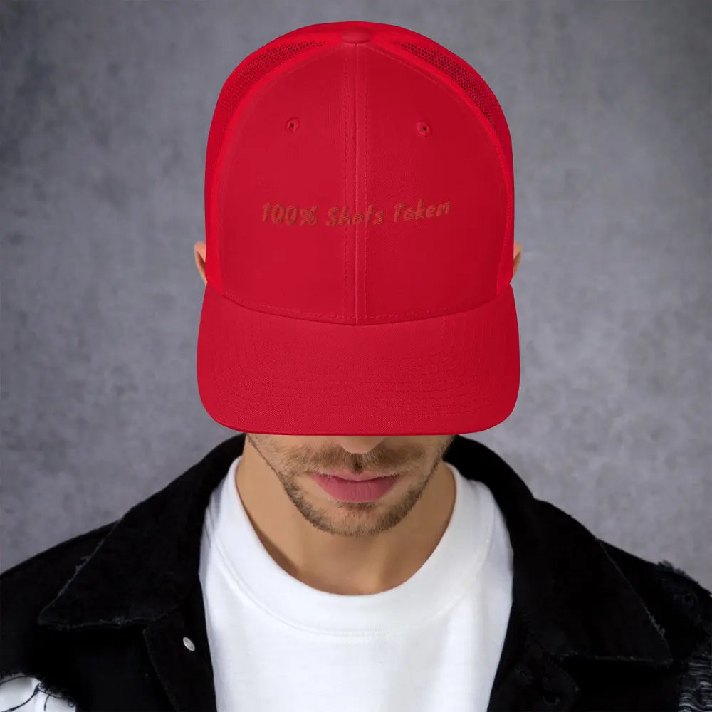 100% Shots Taken Trucker Cap
